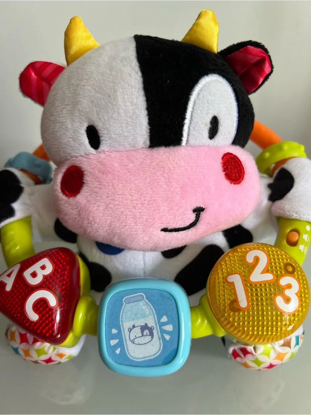 VTECH Lil’ Critters Moosical Beads Cow Toy, 3mo+